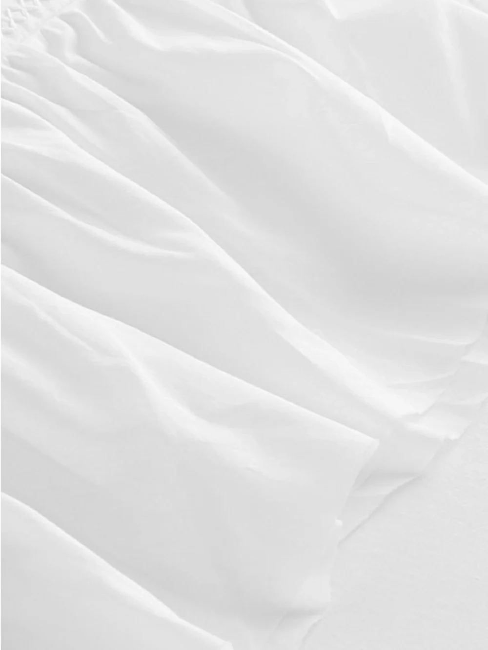 NWT Pottery Barn Kids Sadie White 100% Organic Cotton Ruffle Twin Duvet